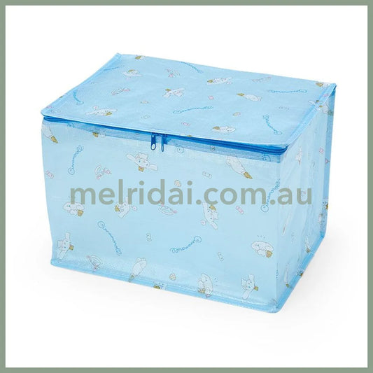 Sanriofoldable Storage Box With Zipper Cinnamoroll 37 X 26 26Cm /