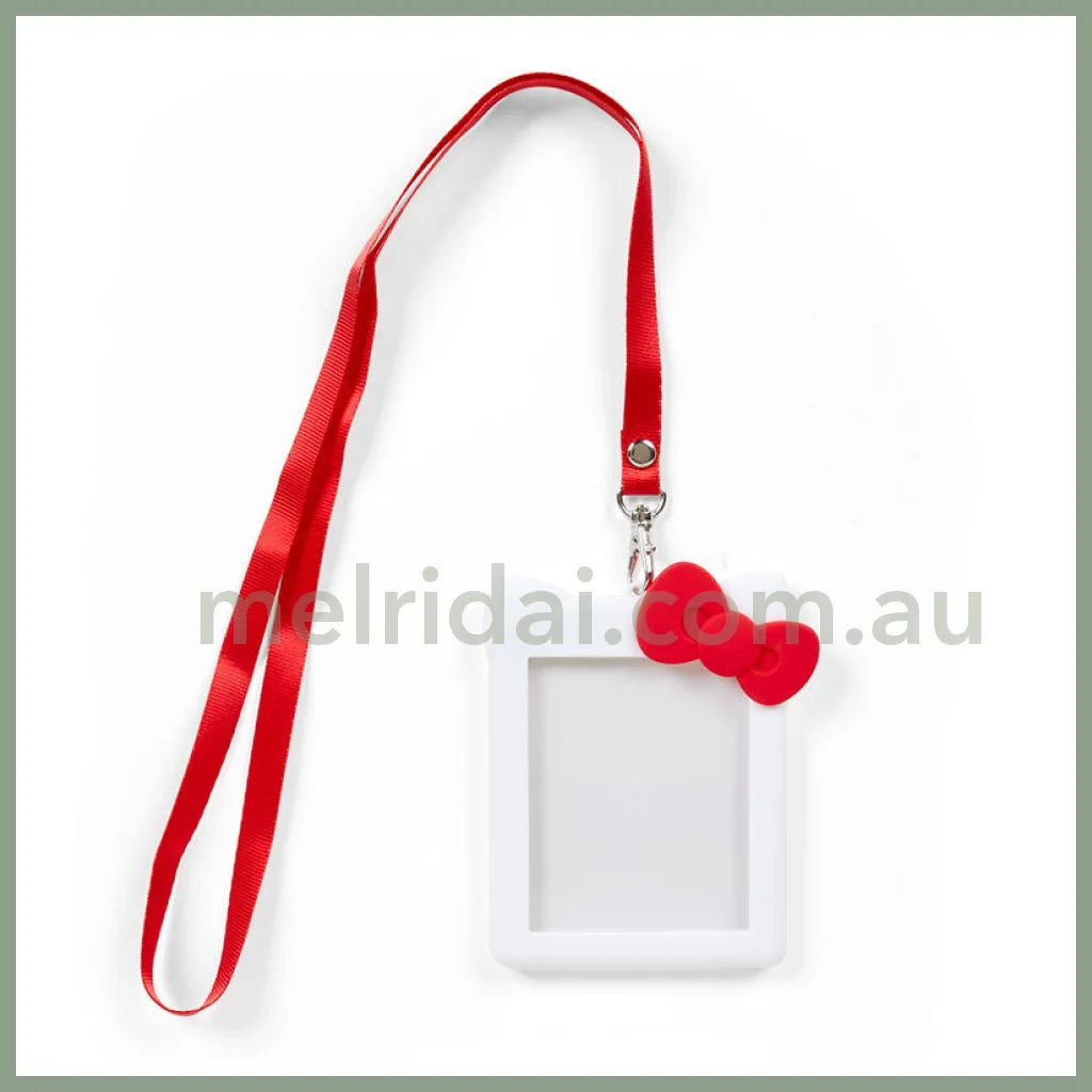 Sanrio | Frame Card Holder With Lanyard 10.4×0.8×11.2Cm 日本三丽鸥 应援系列 卡套/相框挂件/颈带两用