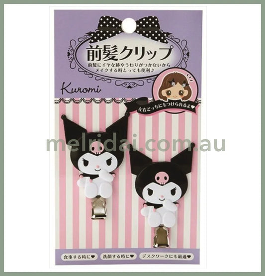 Sanriohair Clip 2 Set Stand Kuromi