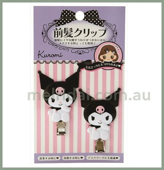 Sanriohair Clip 2 Set Stand Kuromi