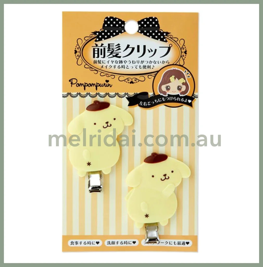 Sanriohair Clip 2 Set Stand Pom Purin