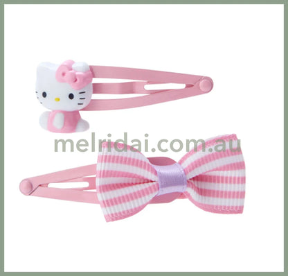 Sanrio | Hair Clips Set 5.5X1X2 Cm Hello Kitty - Pink