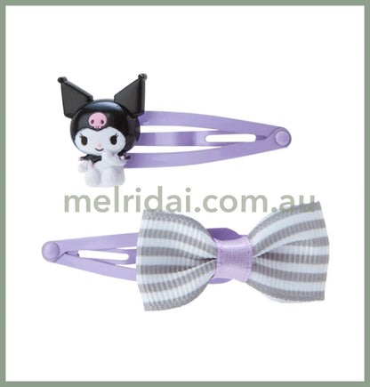 Sanrio | Hair Clips Set 5.5X1X2 Cm Kuromi