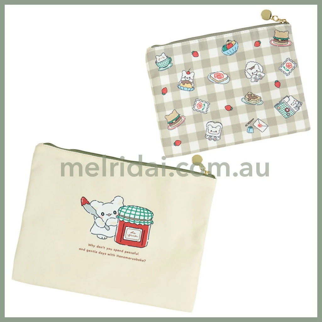 Sanrio | Hanamaruobake/Marumaru Flat Pouch Set 2Pcs (Always Together!)