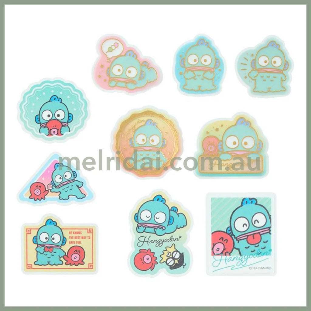 SANRIO | Hangyodon Sticker Set 9.5×0.2×8.5cm