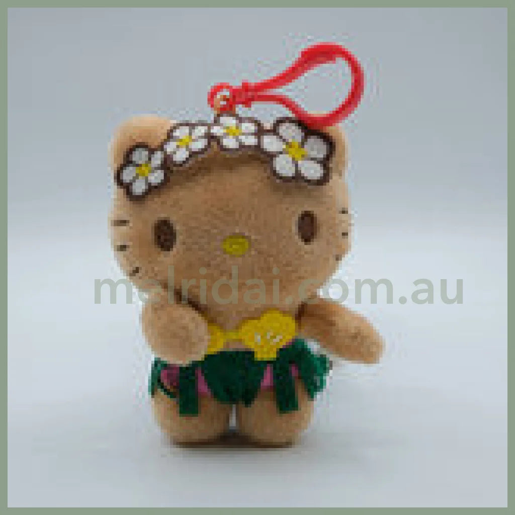 Sanrio | Hawaii Mascot Holder // Hello Kitty Keychain-Hello Hula Kiss