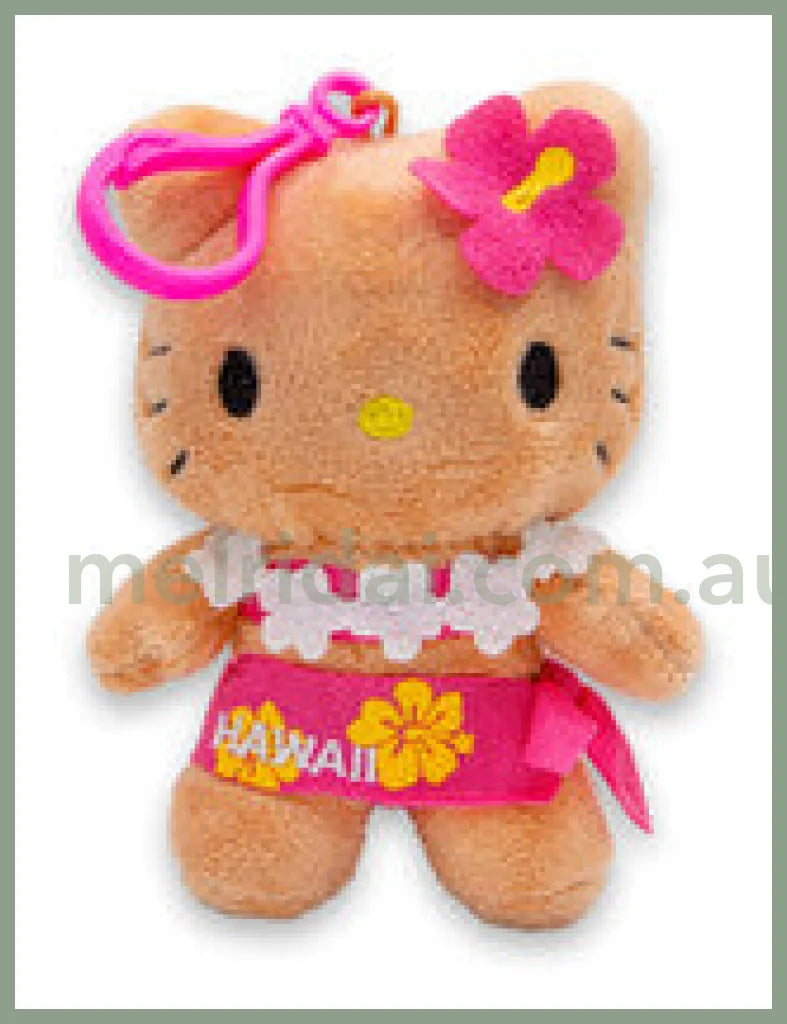 Sanrio | Hawaii Mascot Holder // Hello Kitty Keychain-Hello Pink