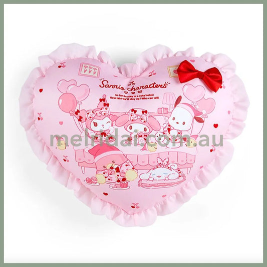 Sanrioheart Shaped Cushion Characters Fun Hocance Design 45 X 10 37Cm