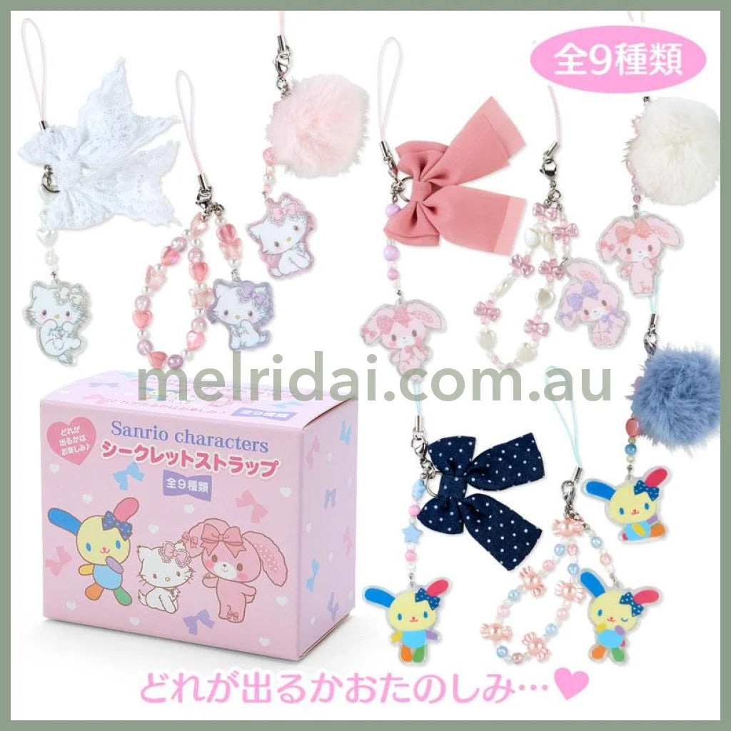 Sanrio | Heisei Character Ribbon Secret Strap Random /