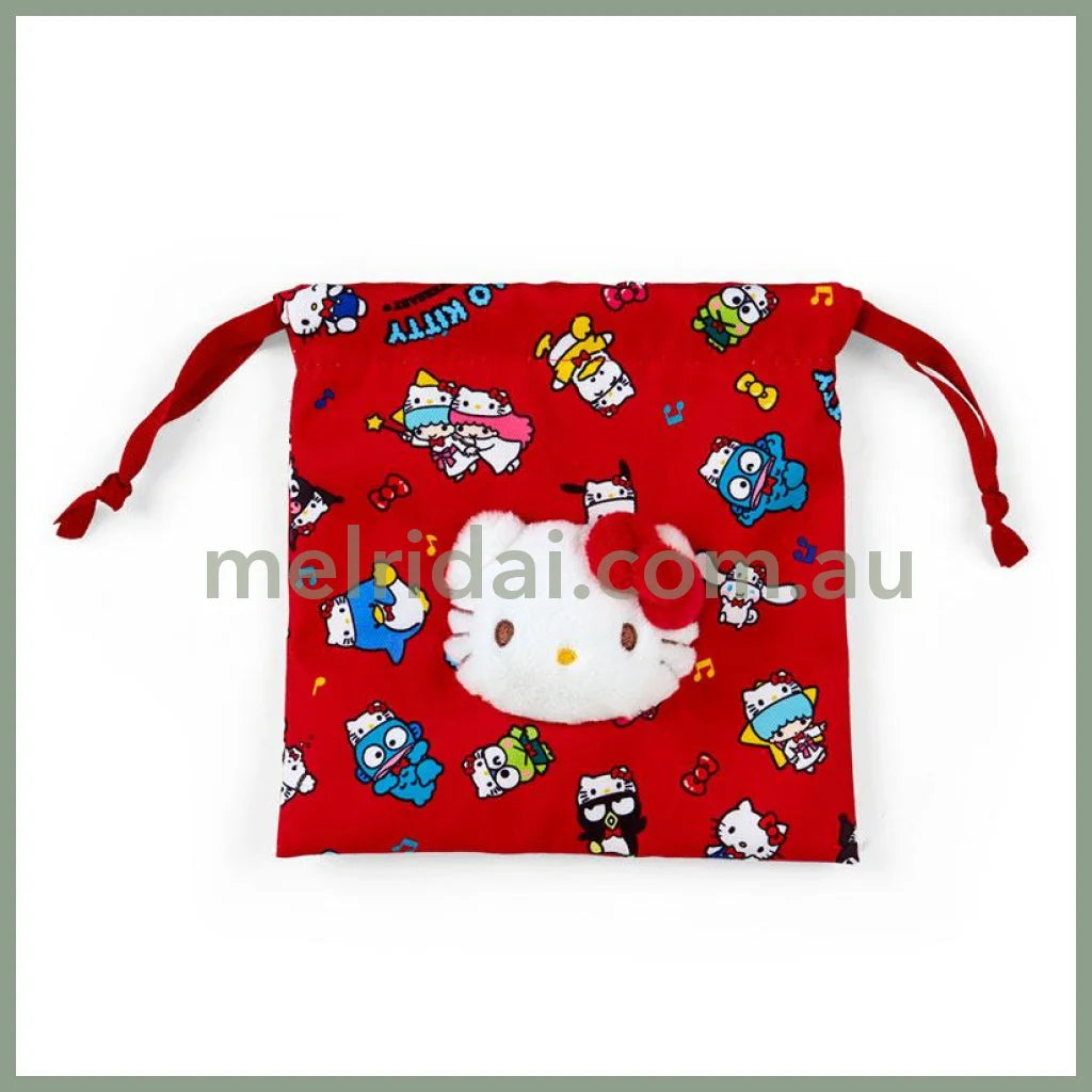 Sanrio | Hello Kitty 50Th Anniversary Drawstring H18×W18×D3Cm 50