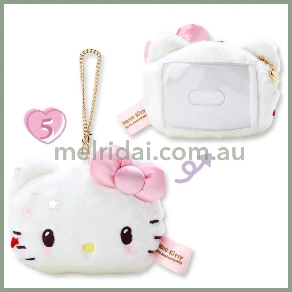 Sanrio | Hello Kitty 50Th Anniversary Keychain Pass Card Case 50 Kitty//