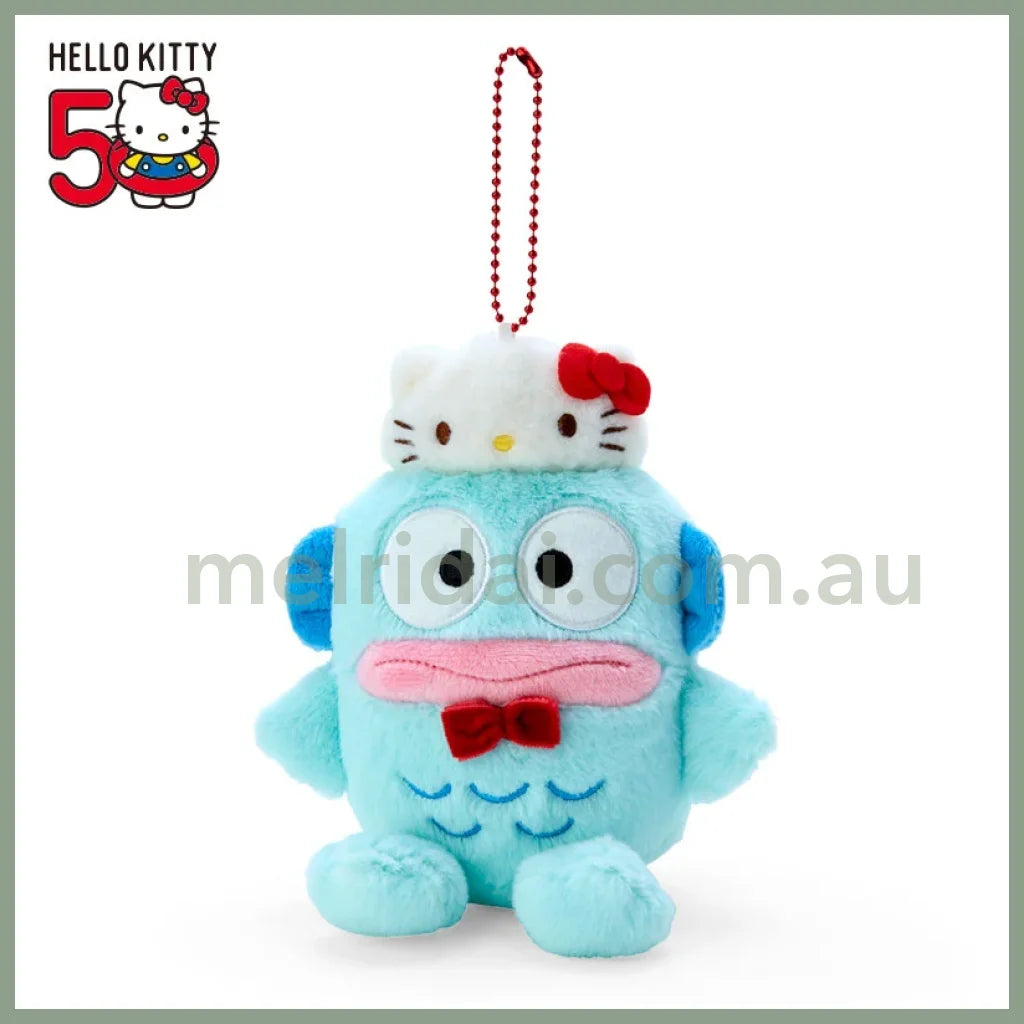 Sanrio | Hello Kitty 50Th Anniversary Mascot Holder Keyring Approx.16Cm 50 // /Hangyodon