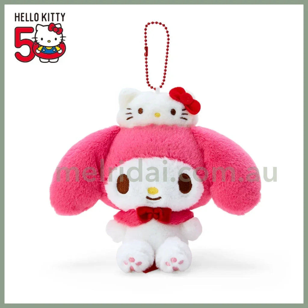 Sanrio | Hello Kitty 50Th Anniversary Mascot Holder Keyring Approx.16Cm 50 // My Melody