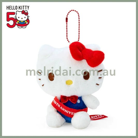 Sanrio | Hello Kitty 50Th Anniversary Mascot Holder Keyring H12×W10×D6.5Cm 50 //