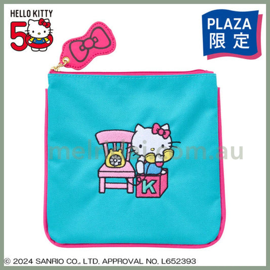 Sanrio | Hello Kitty 50Th Anniversary Mini Pouch W16×H16×D1Cm Limited Edition