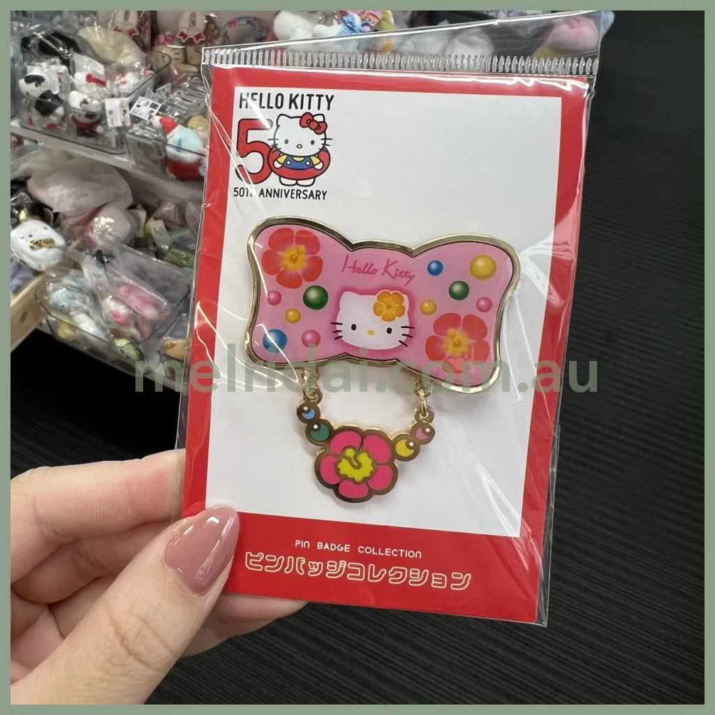 Sanrio | Hello Kitty 50Th Anniversary Pin Badge Collection (Pink)