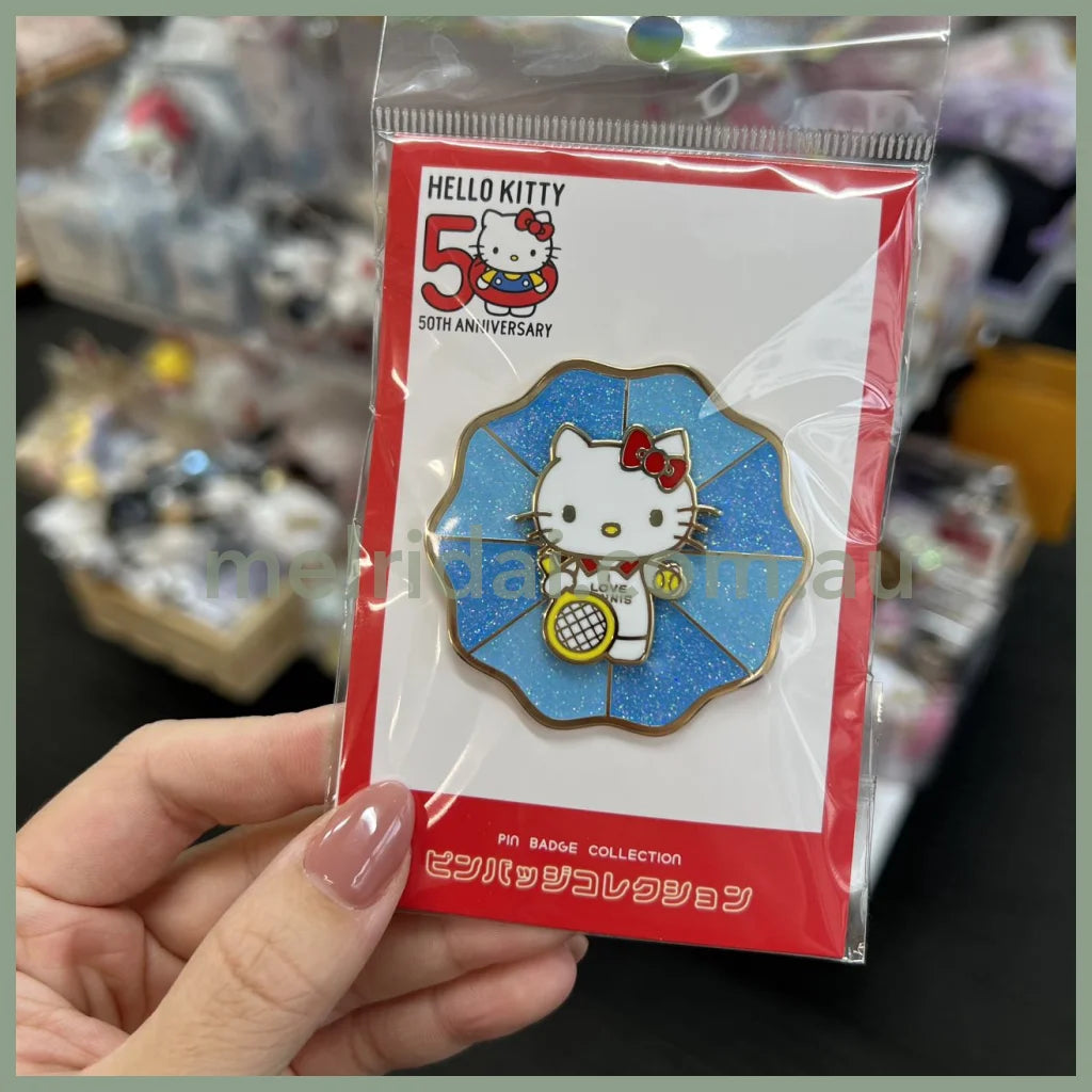 Sanrio | Hello Kitty 50Th Anniversary Pin Badge Collection (Tennis)