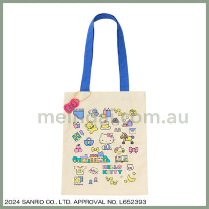 Sanrio | Hello Kitty 50Th Anniversary Tote Bag With Charm W27×H33Cm Limited Edition