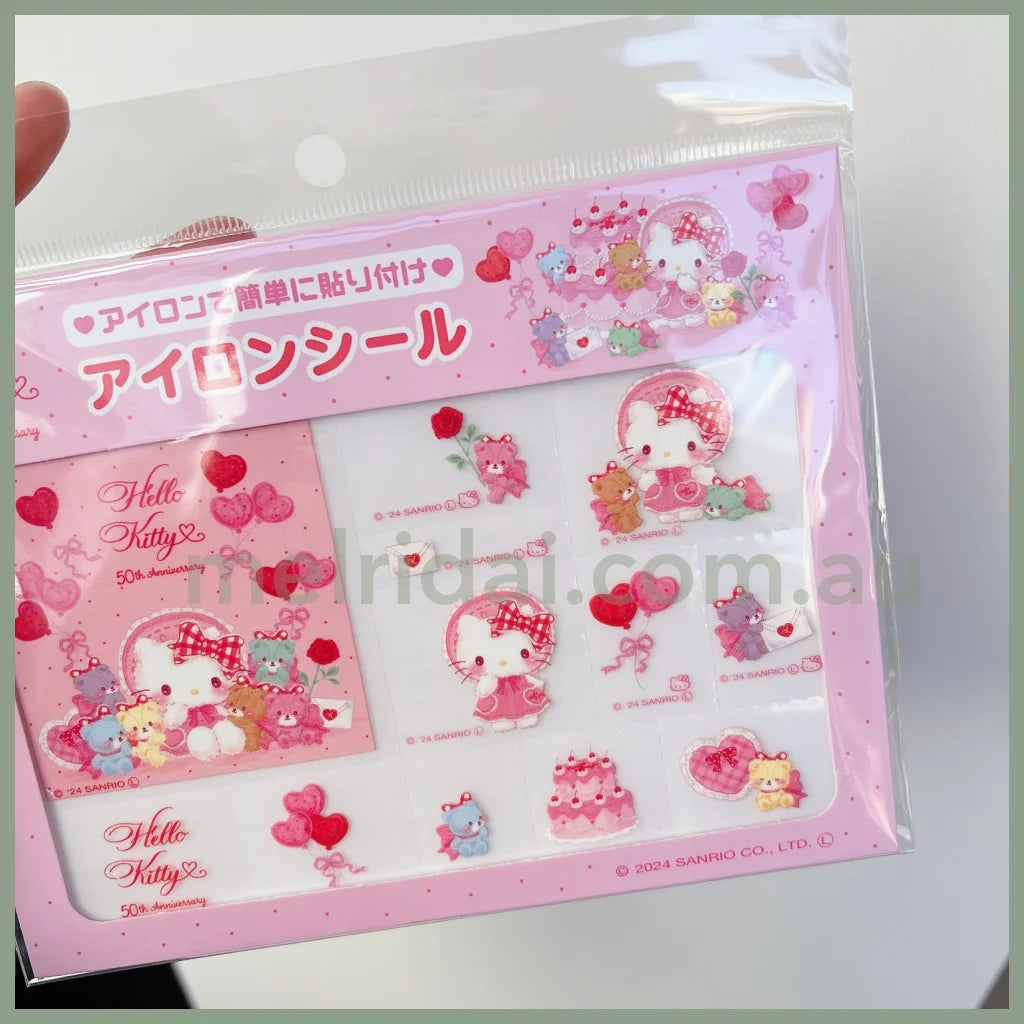 SANRIO | Hello Kitty 50th Iron-on Sticker Dreaming Kitty (50 Anniversa ...