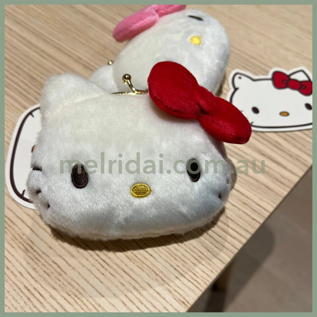 Sanrio | Hello Kitty (70S Series) Clasp Plush Coin Purse H100×W80×D55Mm 70 / Red