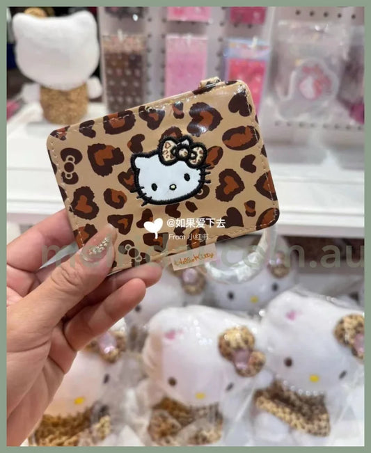 Sanrio | Hello Kitty Enamel Pass Case 15 X 10.5 4 Cm (Leopard)