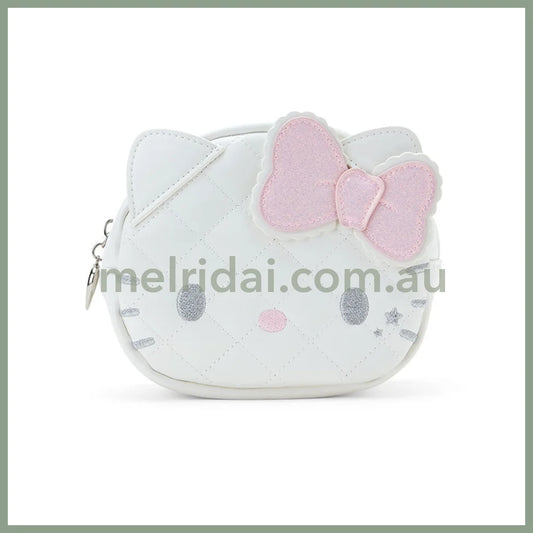 Sanrio | Hello Kitty Face-Shaped Pouch Angel 20.1 X 18.1 8.0Cm (Angel Little Devil Design)