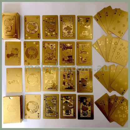 Sanrio | Hello Kitty Golden Playing Cards H90㎜×W59㎜×D20㎜