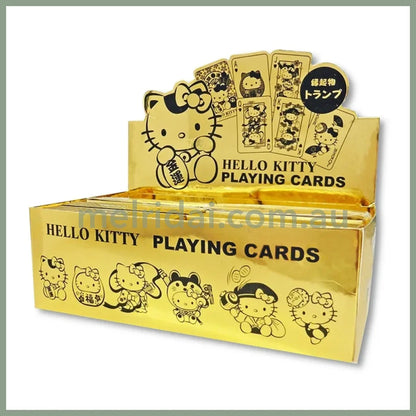 Sanrio | Hello Kitty Golden Playing Cards H90㎜×W59㎜×D20㎜