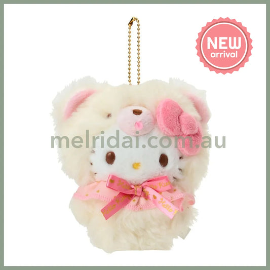 SANRIO | Hello Kitty Mascot Holder Plush Keychain 13×8×14cm (Fuwamosa Doll)