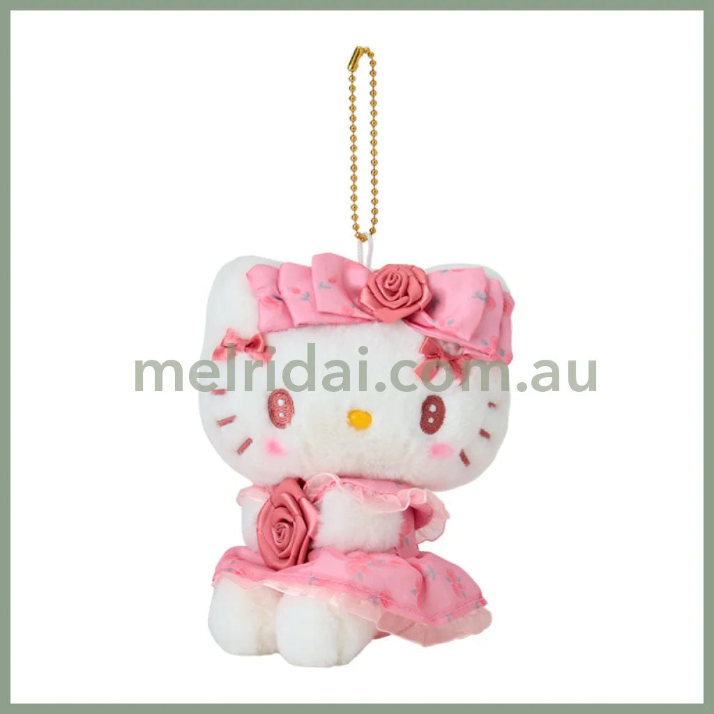 Sanrio | Hello Kitty Mascot Holder Plush Keychain 18×8×13Cm (Dolly Rose)