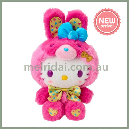 SANRIO | Hello Kitty Plush Doll Toy 20×11×25cm (Spring Rabbit)