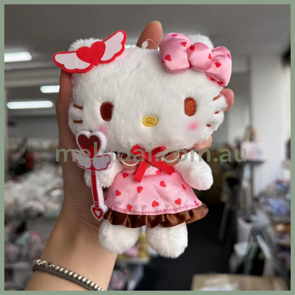 Sanrio | Hello Kitty Plush Keychain Mascot Holder 9.5 X 14.5 15.5Cm (Magical Heart)