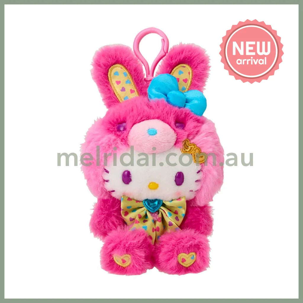 SANRIO | Hello Kitty Plush Mascot Holder Plush Keychain 14×9×16cm (Spring Rabbit)