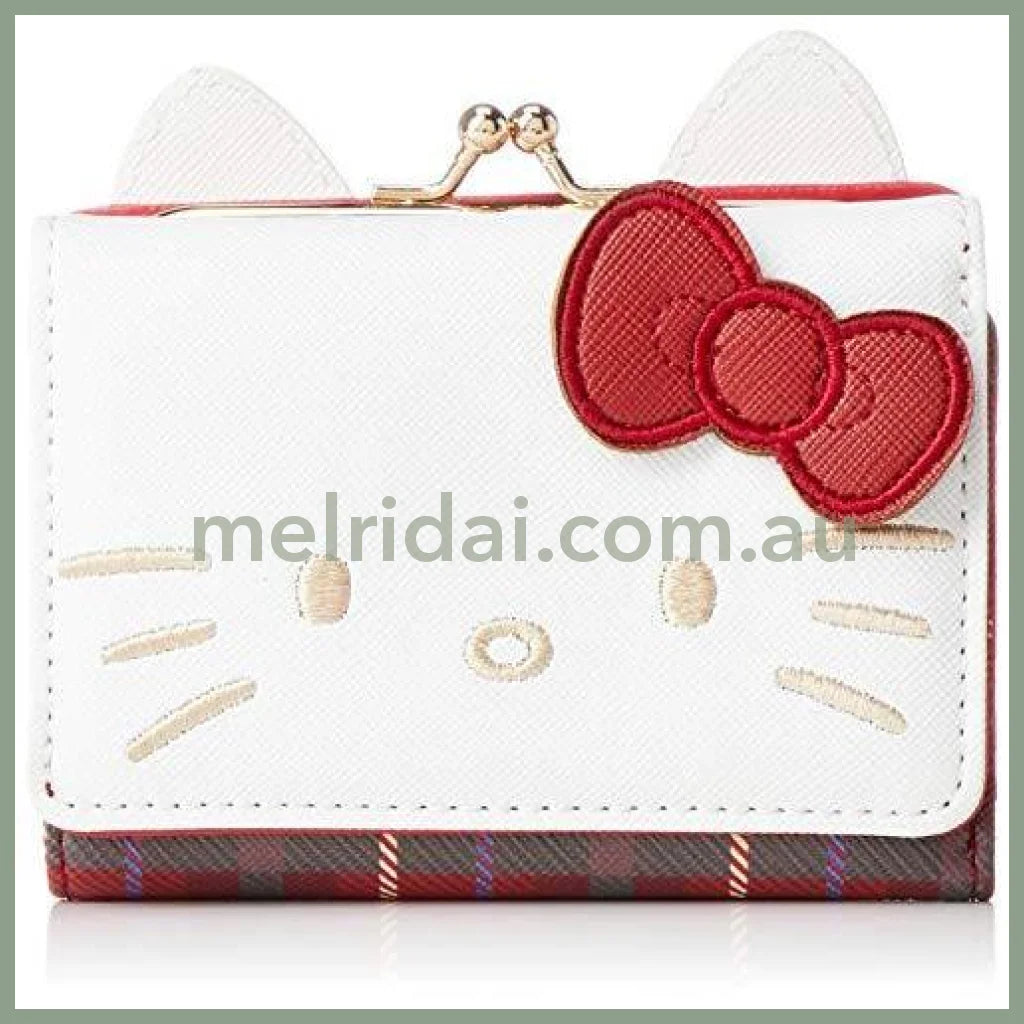 Sanrio | Hello Kitty Purse Ladies Tri-Fold 日本三丽鸥 凯蒂猫 合皮三折钱包/扣式零钱包/钱夹