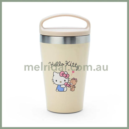 Sanrio | Hello Kitty Stainless Steel Tumbler With Handle 330Ml 日本三丽鸥 凯蒂猫 便携保温杯/随身杯/手提/桌面杯