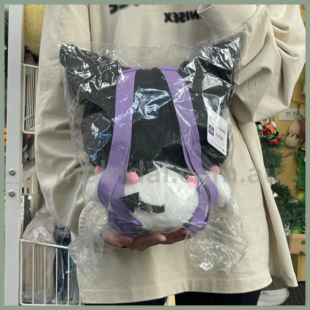 Sanrio | Howahowa Plush Backpack 32Cm×18Cm×28Cm (Kuromi)