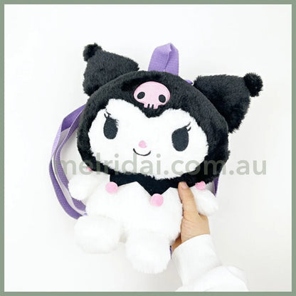 Sanrio | Howahowa Plush Backpack 32Cm×18Cm×28Cm (Kuromi)