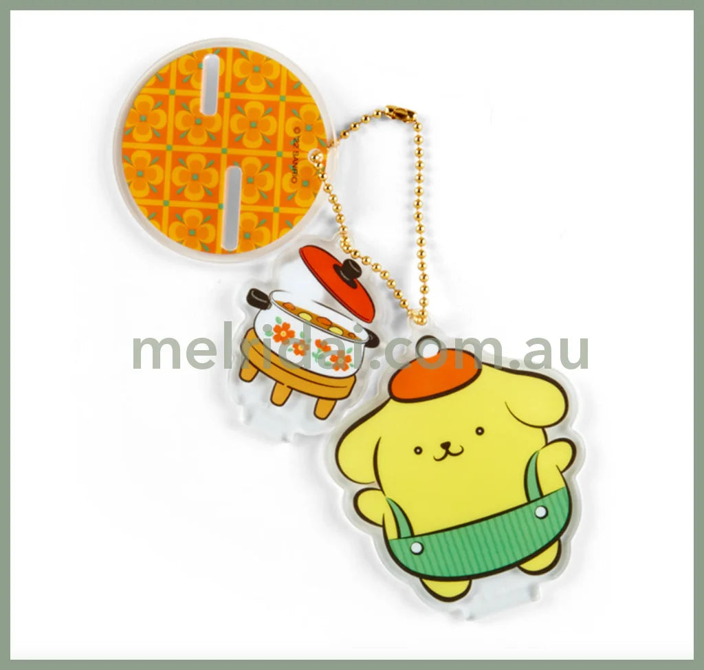 Sanriokeychain Acrylic Stand Pom Purin