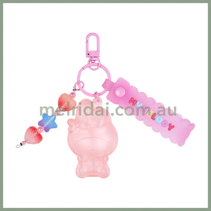 Sanrio | Keychain Key Holder 6.3×2×5Cm (Gummy Candy) 日本三丽鸥 立体挂件/包挂/钥匙链（软糖风） 美乐蒂My Melody