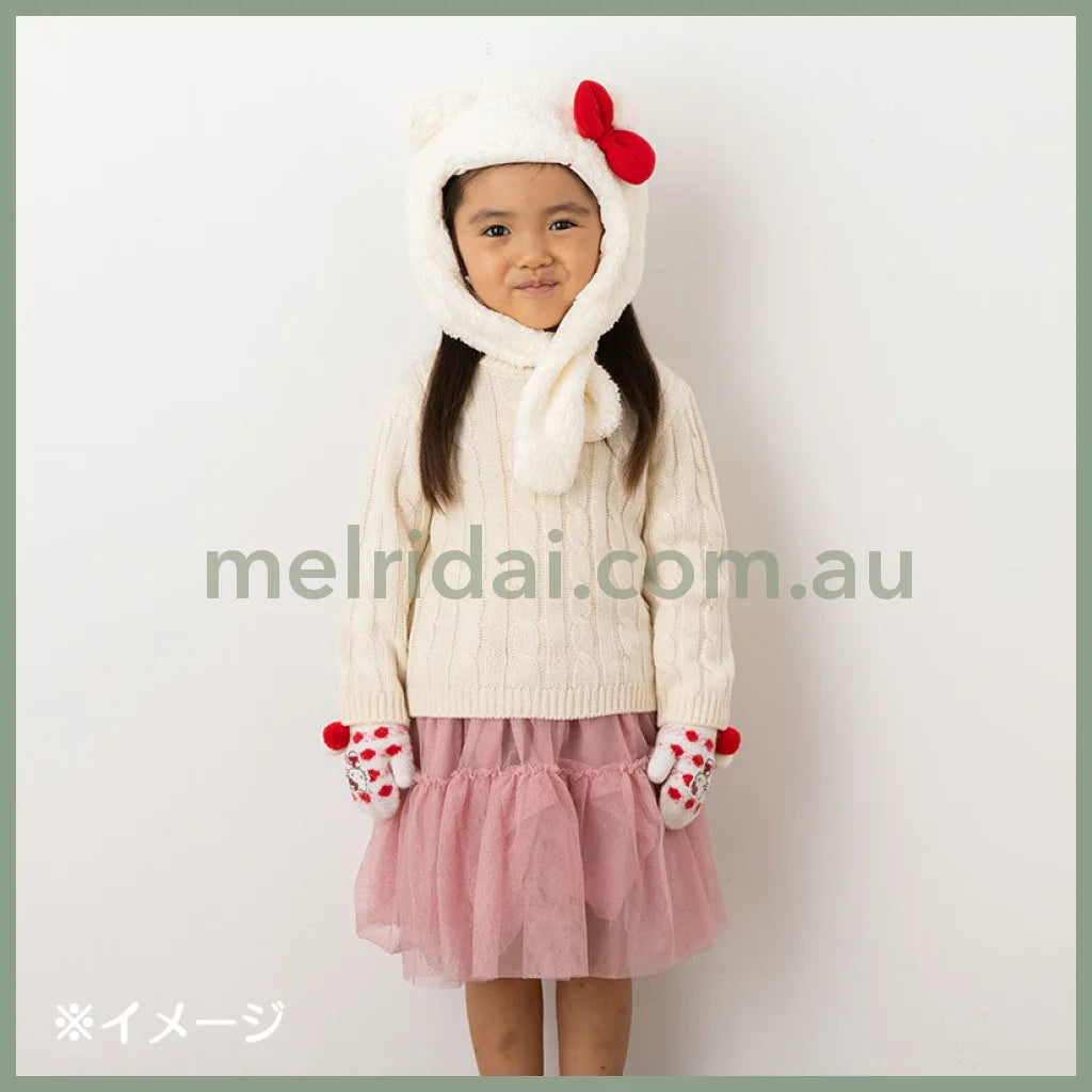 Sanrio Kids | Hello Kitty Hooded Scarf 49-51Cm