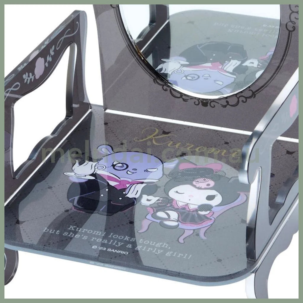 Sanrio | Kuromi & Baku Chair-Shaped Stand Mirror (Kuromi Delusional Lady) 16 X 9 9Cm