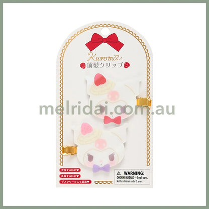 Sanrio | Kuromi Bangs Clip Hair Accessories 15.5 X 8.6 1.3Cm (Shortcake)