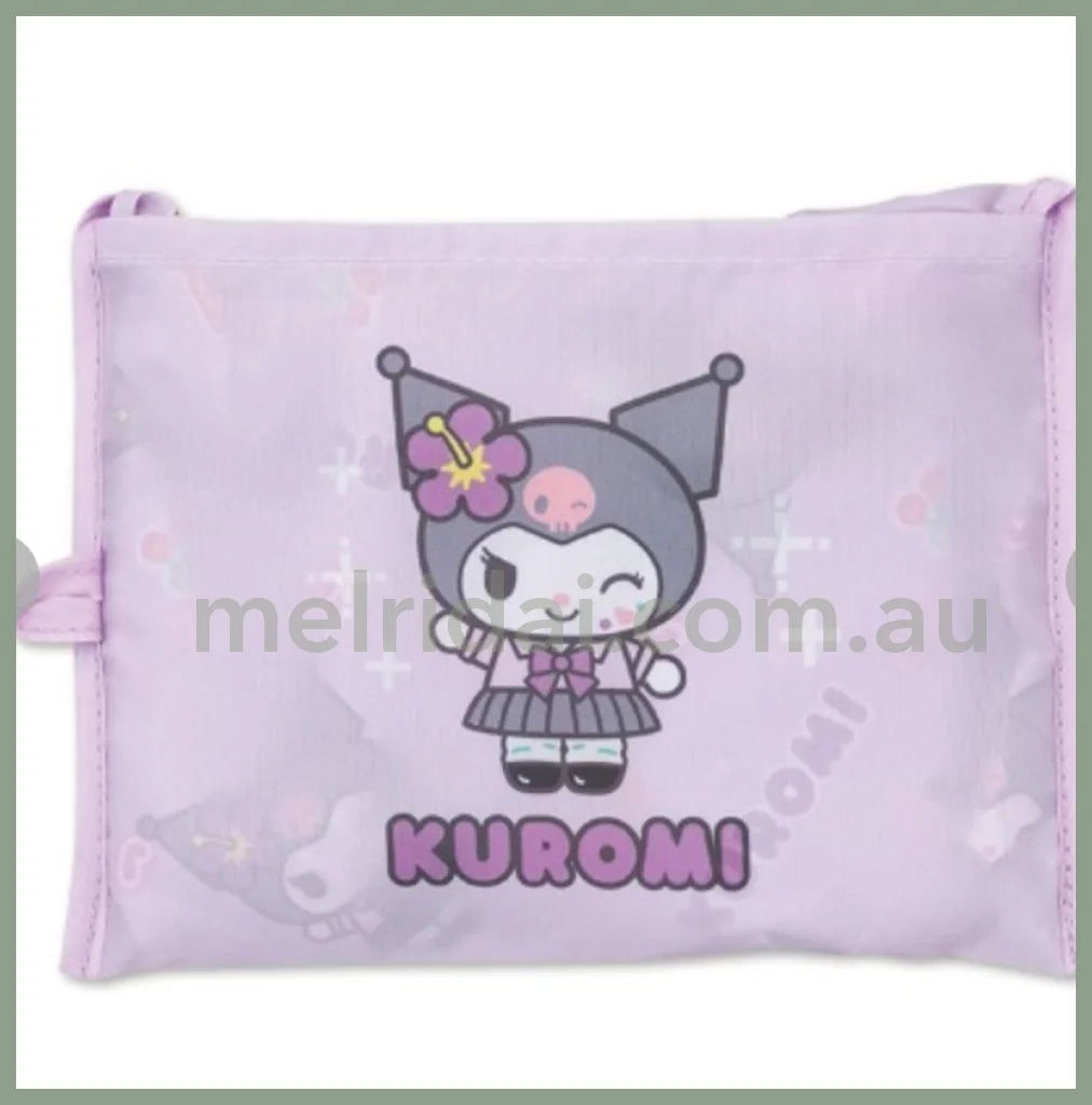 Sanrio | Kuromi Foldable Eco-Bag 41Cm*53Cm 日本三丽鸥 库洛米 可折叠环保袋/购物袋（平成高校）