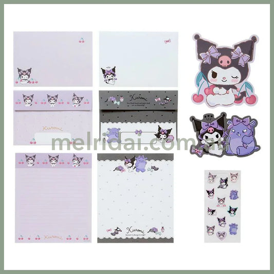 Sanrio | Kuromi Fun-Shape Letter Set 22 X 16 1Cm 日本三丽鸥 信封套装 库洛米