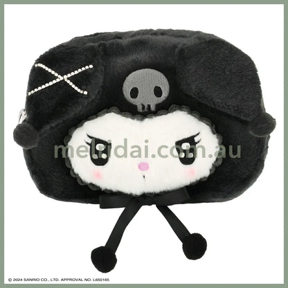 Sanrio | Kuromi Mascot Cosmetic Pouch W200 × H140 D55Mm (Twin Idol)