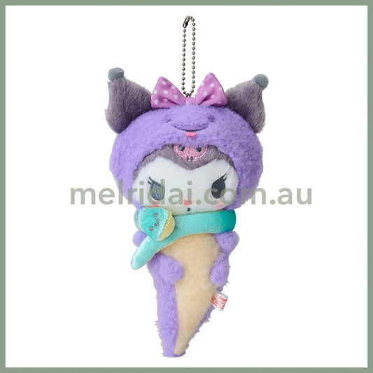 Sanrio | Kuromi Mascot Holder Plush Keychain 14.5 X 12.8 6.8Cm (Zodiac Fortune 2024 - Snake)