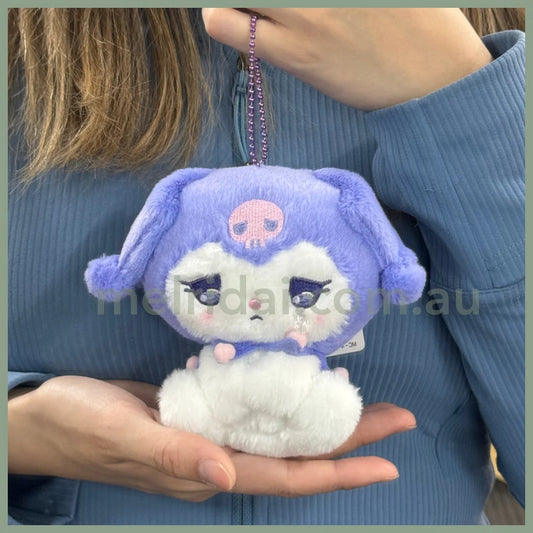 Sanrio | Kuromi Mascot Holder Plush Keychain 7 X 13.5 11Cm Approx (Various Faces) 日本三丽鸥