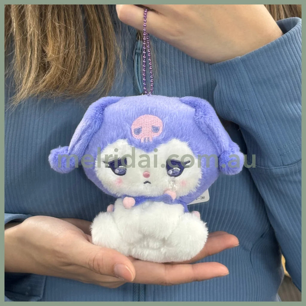 Sanrio | Kuromi Mascot Holder Plush Keychain 7 X 13.5 11Cm Approx (Various Faces) 日本三丽鸥