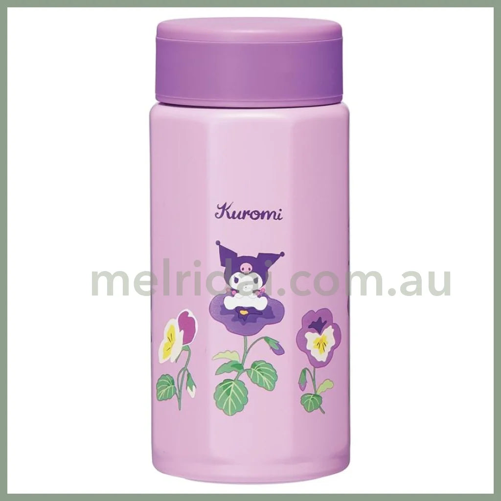 Sanrio | Kuromi Octagonal Stainless Bottle 350Ml 日本三丽鸥 库洛米 八角形不锈钢保温杯/防滑杯底