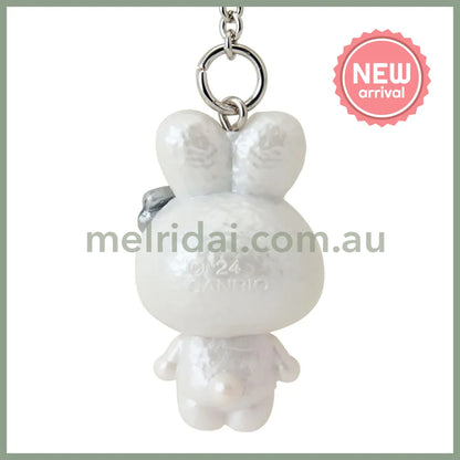 Sanrio | Kuromi Phone Charm Keychain 9.3×2.5×17Cm (Fluffy Snow Rabbit)